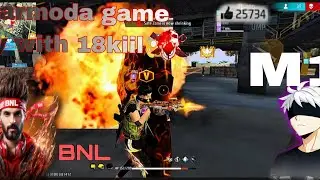 18 Kill ke sath me and 1v4😱 barmoda game play💀 with me 🇮🇳#freefire #livetv #bnl #yutubeshorts ❤️