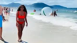 🇧🇷 A Sunny Day at Canasvieiras Beach Florian&oacute;polis Brazil