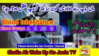 Blood inheritance Formulations| Parents k Blood Group bachon mein kaise muntaqil hotay han