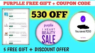 Purplle Free Gift + coupon code || purple coupon code today (2026) Discount offer