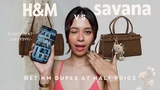HM dupes from savana | Denims, dresses,tops, bags | #hmhaul #hmindia #hmtryon #hmsale #summertops