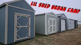Stealth Camp #63 Overnight in a Little Shed