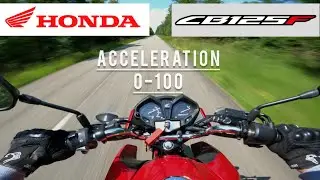 Honda CB125F | acceleration 0-100 kmh | 0-60mph