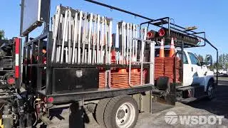 A tour of a Road Warrior attenuator truck
