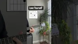&ldquo;Love Yourself&rdquo; simple guitar lesson #guitar #chords #justinbieber