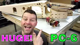 Продолжается сборка огромного PC-6 Pilatus Porter — Видео 8 от Mr Aerodesign