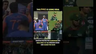 Pakistan Waited for Handshakeb, India go and close dressing room for 🇮🇳👍🏻
