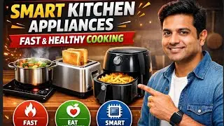 Smart Kitchen Appliances for Fast & Healthy Cooking | Induction, Toaster & Air Fryer