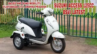 SUZUKI ACCESS 125CC BSVI THREE WHEELER FOR HANDICAPPED PEOPLE ♿ MODIFIED BY BAJEE AND SONS MOBILITY