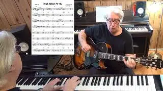 MISS BROWN TO YOU - Jazz guitar & piano cover ( Richard A. Whiting & Ralph Rainger )