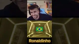 Pique packs his old friend 🇧🇷 Ronaldinho 💫 (Edited) #FIFAMobile #Pique #Ronaldinho #shorts