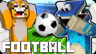 FOOTBALL IN MINECRAFT W/ Redkats Gaming