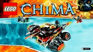 LEGO Instructions - Legends of Chima - 70222 - Tormak's Shadow Blazer - Fire vs. Ice