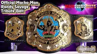 Official Macho Man Randy Savage Tribute Championship Belt - by Main Event Belts