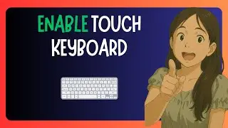 How To SHOW Touch Keyboard Icon in Windows 11 Taskbar