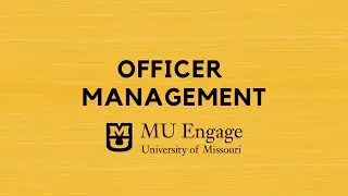How to: Officer Management