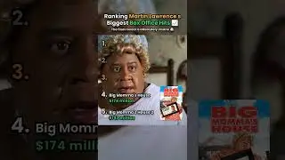 Ranking Martin Lawrence's Biggest Box Office Hits 📈 #shorts #martinlawrence #boxoffice