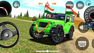 modified mahindra Thar 😈Indian cars simulator 3D || android gameplay || Gadi Wala Game || Thar Game