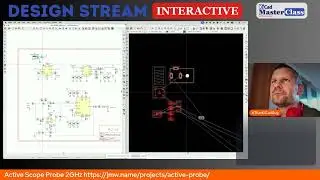 KiCad Design Stream Active Scope Probe 2GHz  part 4
