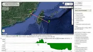 Taiwan Topographic Profile and Physical Features