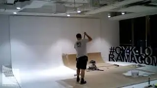 How to Build a Cyclorama/Cyc Wall/Infinity Curve, I-Shaped -  PL (Burda 2017)
