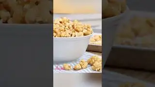 Easy Homemade Caramel Popcorn #recipe #caramelpopcorn
