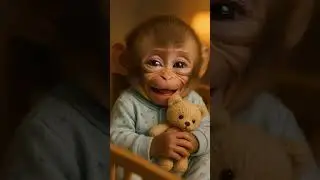 Why Is This Monkey Hugging A Teddy Bear?