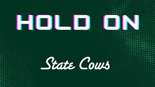State Cows - Hold On (westcoast aor / yacht rock, 2022)