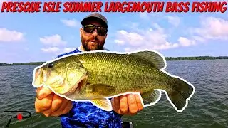 Presque Isle Summer Largemouth Bass Fishing