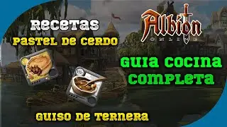 Albion Online | Guia Basica Cocina Completa | Recetas Profit Guiso De Ternera Y Pastel Cerdo