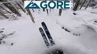 Some Dust on Crust Tree Skiing