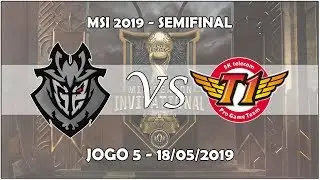 MSI 2019 (SEMIFINAL) - G2 Esports VS SK Telecom T1 (Highlights) - JOGO 5