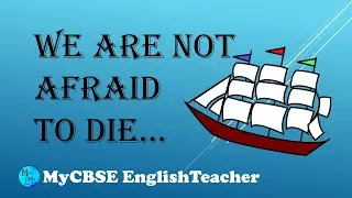 We are not afraid to die... English summary