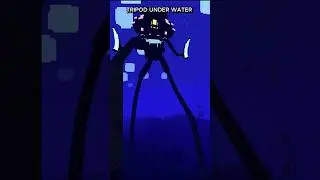 Under water tripod | tripod ca&ccedil;ando debaixo d'&aacute;gua#shorts #minecraft #gaming #viral #shortfeed