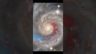 Spiral Galaxy In Deep Outer Space In Action #space #spaceart #spacemusic