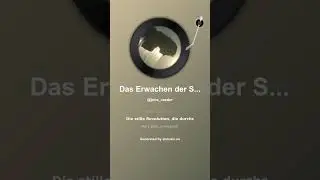 Das Erwachen der Stille