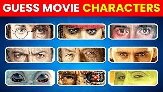 Guess Movie Characters by Eyes | Hollywood Quiz
