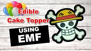 How to make One Piece Cake Topper | Fondant  | Vanessa Canobas Vlog#4