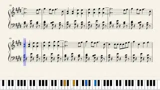 Shape of you - piano - sheet music