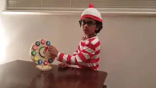 Learning clock with wally
