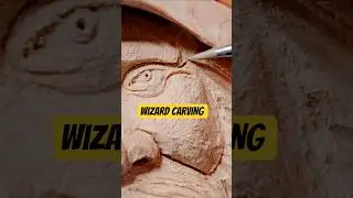 Dremel Carving &mdash; волшебник #dremelcarving #wizards ##powercarving