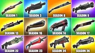 Evolution of All Fortnite Shotguns (Chapter 1 Season 1 - Chapter 4 Season 4)