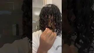Trying Finger Coils On My Hair Type😮&zwj;💨#fingercoils #curlyhair #curls