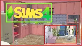 СТРОИМ КВАРТИРУ Sims 4 "Жизнь в городе "Кухня . ЧАСТЬ