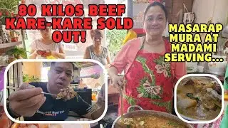 Pamilya Nagtulong tulong para sa Beef Kare-kare na Napakasarap sa Murang Halaga!