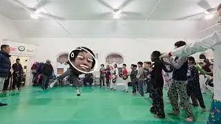 TKD training with PJ and buddy. 