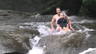 Sliding Rock near SunSpots Asheville studios