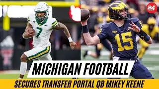 Michigan Football Secures Transfer Portal QB Mikey Keene for 2024 Season