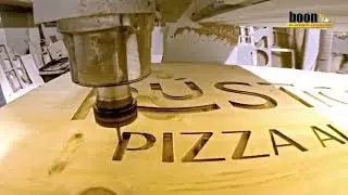 Calado y corte en Router CNC 🔩 para realizar anuncio de madera