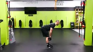 Group Training Boise I Dumbbell or Band RDL Demonstration I Kvell Fitness and Nutrition